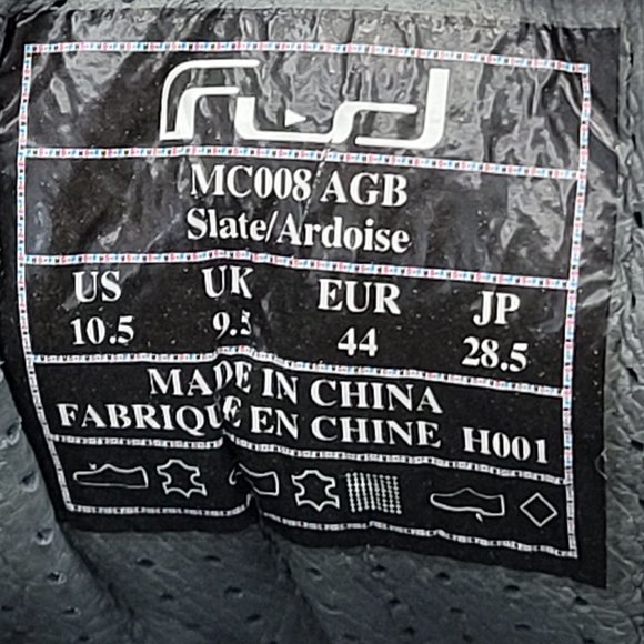 Fast Forward Technology Men's Grey Shoes MC008 AGB US Size 10.5 - Picture 8 of 8